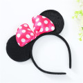 2020 Joyeux anniversaire Fête de casse-tête Cartoon Mouse Ears Bow Tiara Mickey Hair Band